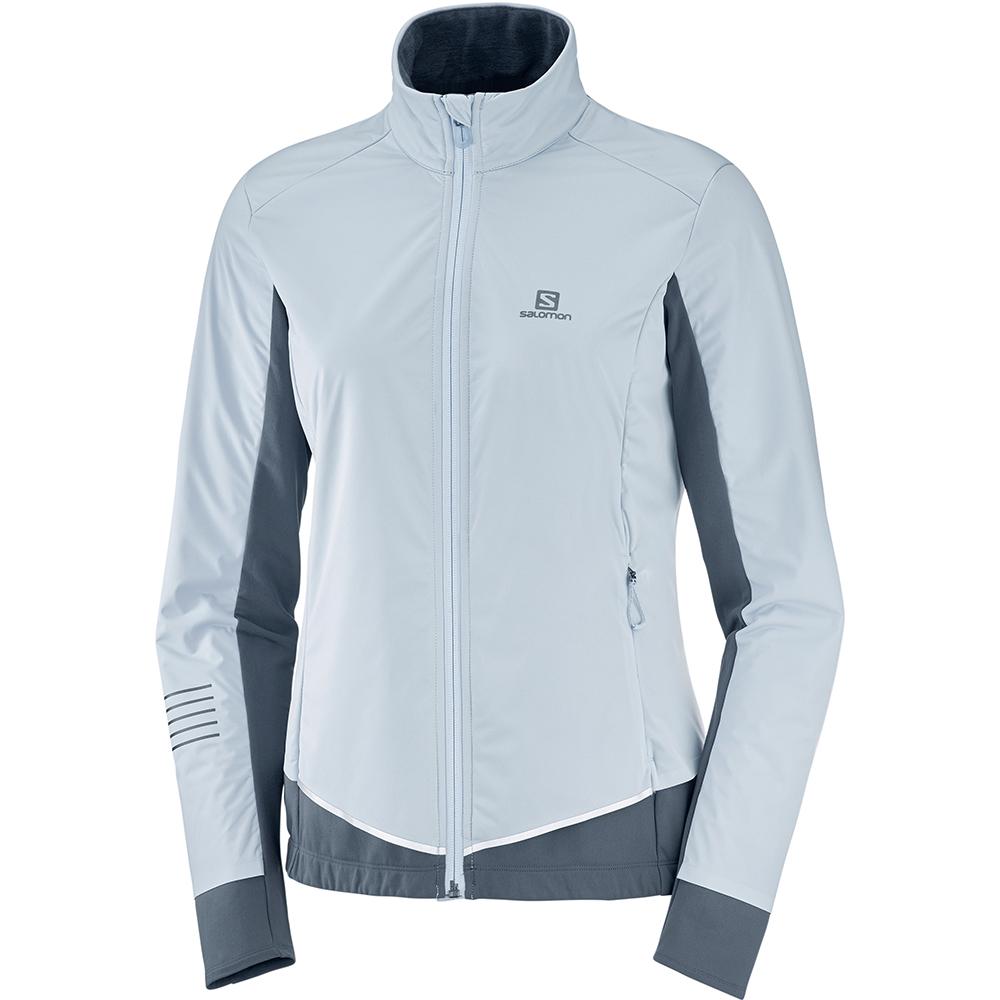 Salomon LIGHTNING LIGHTSHELL JKT W Chaquetas Mujer - Azules - Colombia (83654-IJRP)